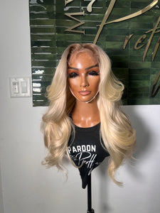 Blonde bombshell glueless