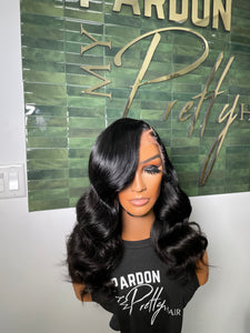 Medium cap jet black grab n go